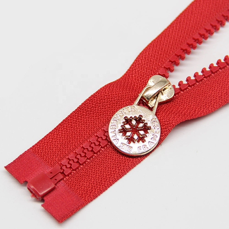 Reasonable Price derlin plastic zipper with auto lock puller