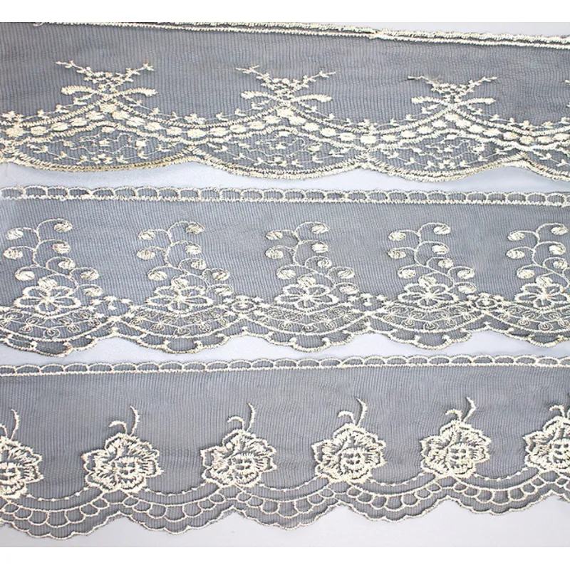 12cm net chemical lace fabric for wedding dress