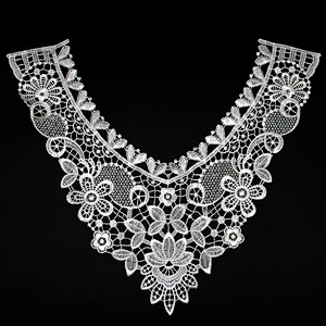 17.5cm Vigorous Flower Patterns with Decoration Polyester Collar Lace