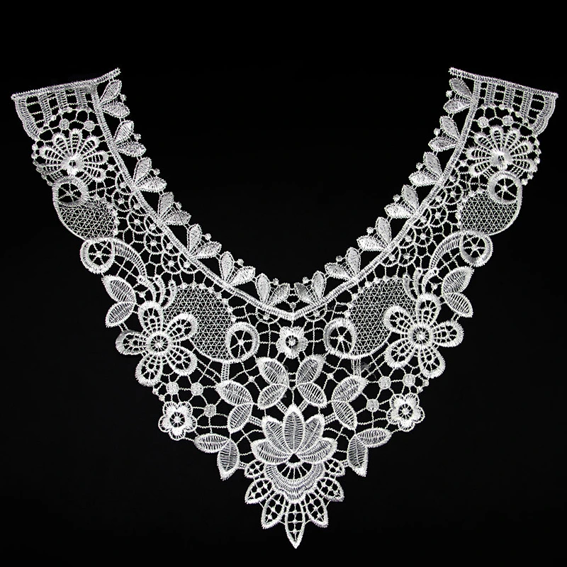 17.5cm Vigorous Flower Patterns with Decoration Polyester Collar Lace