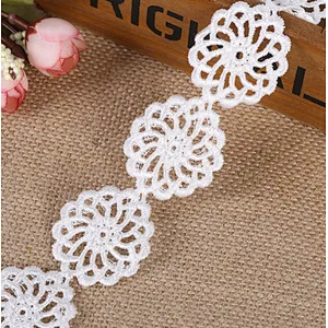 african french 1.5cm  embroidery polyester lace trim