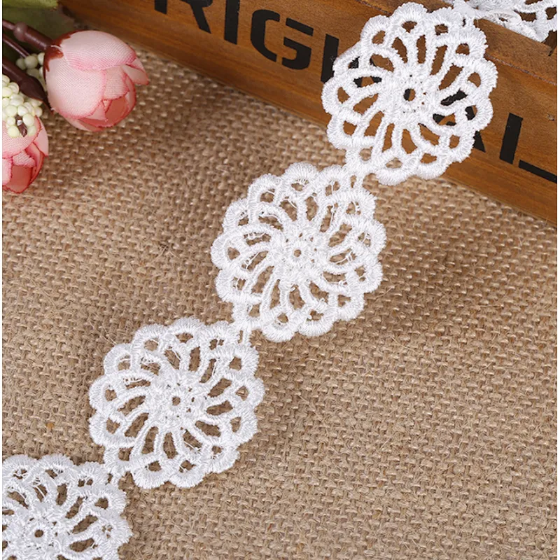 african french 1.5cm  embroidery polyester lace trim