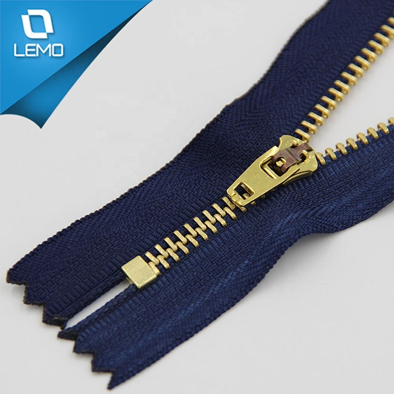 2020 Good Supplier 4YG  Brass Metal Zipper Gold Teeth for Garments