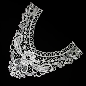 16cm Female Lovely Flower Pattern Polyester Collar Lace