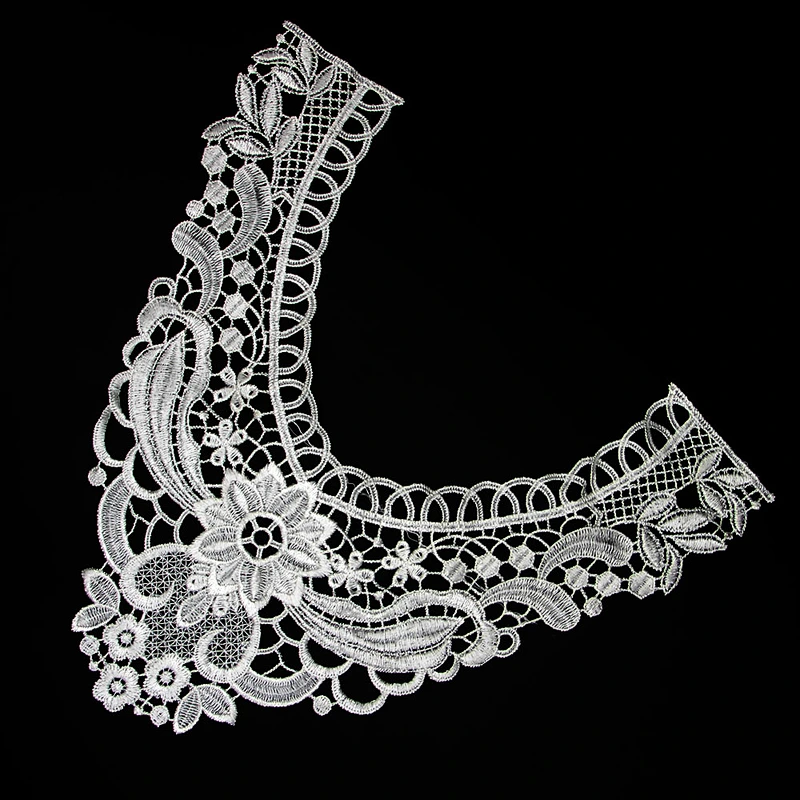 16cm Female Lovely Flower Pattern Polyester Collar Lace