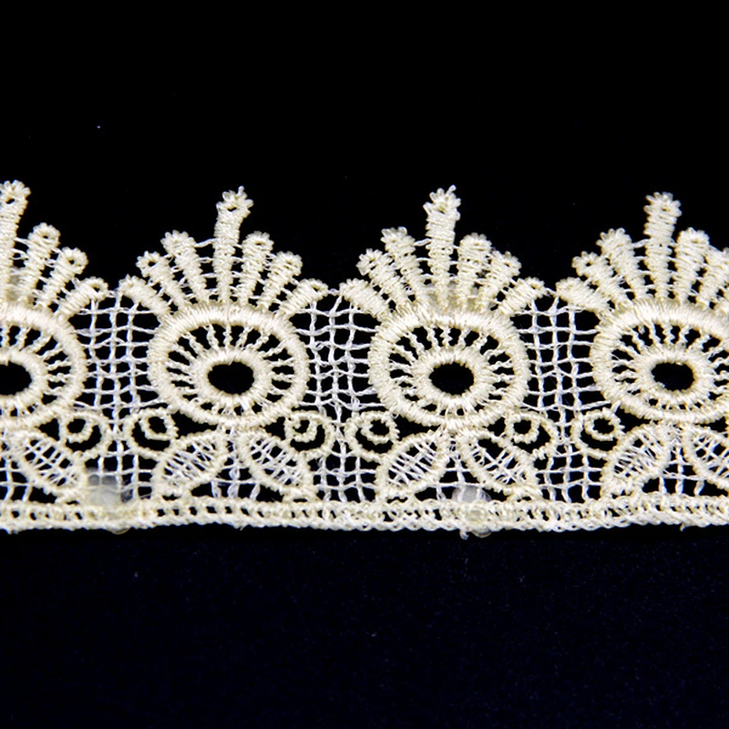 15 yard  6cm Fancy Embroidery Polyester Chemical Lace Trim
