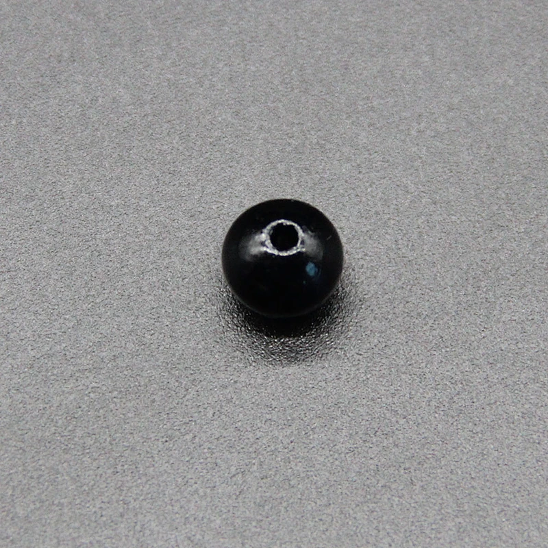 Black Color Dyeing 7mm Plastic Pearl ABS Beads for Clothing