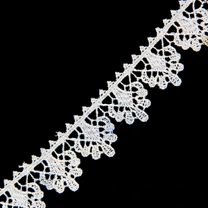 3cm Successive Plants Pattern Clothes Ornamental Polyester Lace
