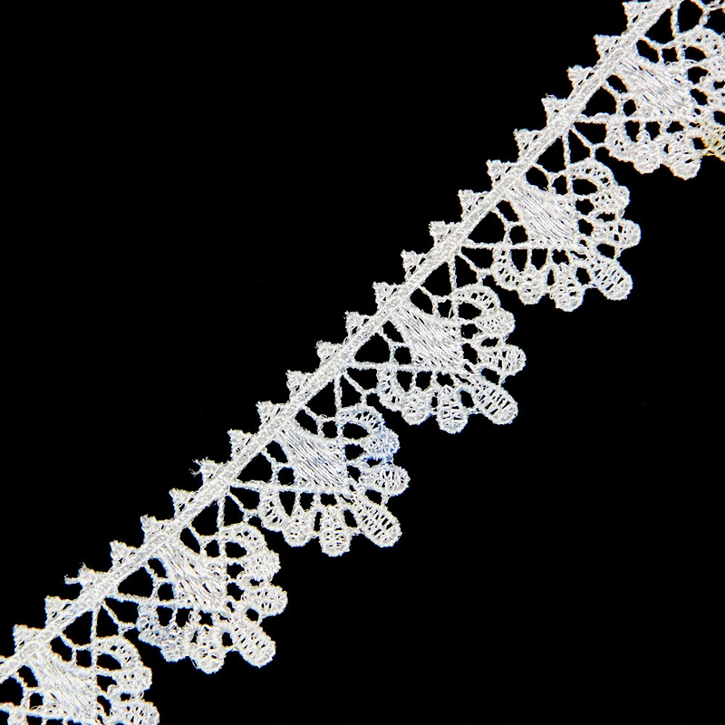 3cm Successive Plants Pattern Clothes Ornamental Polyester Lace
