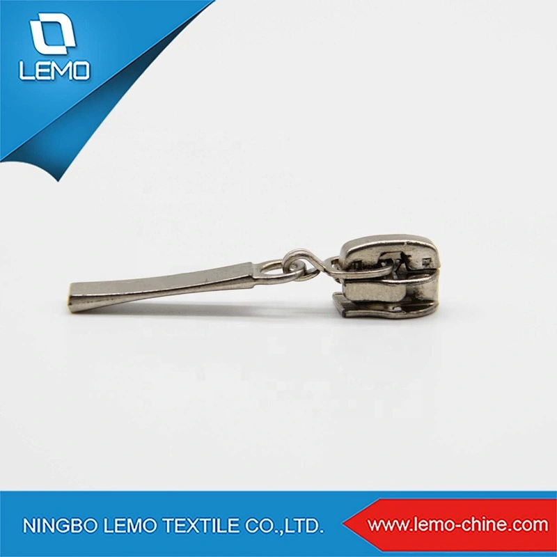 5# Non-lock Decorative Zinc Alloy Puller Zipper Slider Head For Metal Zipper