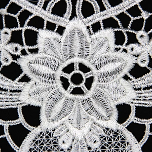 16cm Female Lovely Flower Pattern Polyester Collar Lace