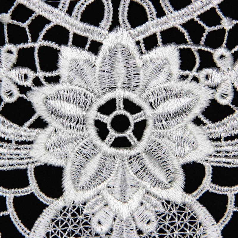 16cm Female Lovely Flower Pattern Polyester Collar Lace
