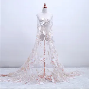 2019 New Style Royal Rich African Lace Fabric for Celebrate Dress