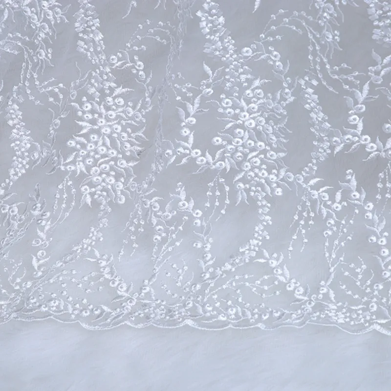 embroidery french lace wholesale african mesh lace fabric