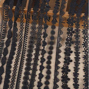 different size african embroidery  polyester  lace trim
