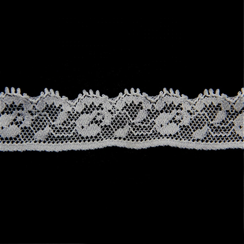 2.2cm Nylon Spandex Stretch Lace By DIY Handmade