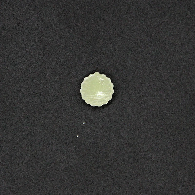 New Silvery 8mm Hemispherical Decorative ABS Pearl Beads
