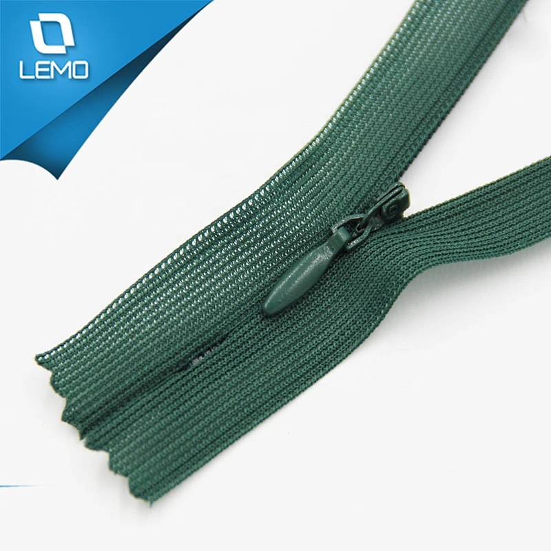 Industrial Quality Invisible Concealed Zips Lovely Colours