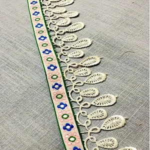 Fashion national embroidery lace accessories vintage clothing fabric accessories embroidery lace ribbon