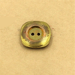 Wholesales 2 Holes Square metal Shirt Button