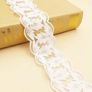 new style nylon net embroidery lace trim water soluble lace fabric