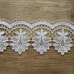 5cm Chemical Embroidery Water Soluble Polyester Lace for Cloth