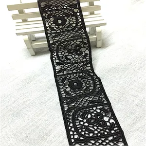 2019 embroidery african lace fabric chemical  lace trim for women dress