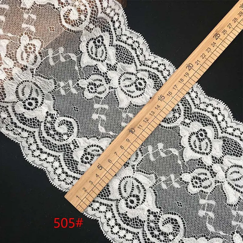 New fashion hot sale different styles black&white french eyelash floral lemo lace