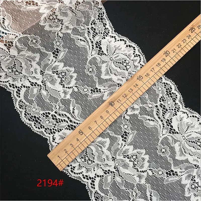 New fashion hot sale different styles black&white french eyelash floral lemo lace