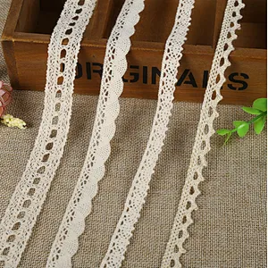 wholesale african different sizes of cotton woven lace trim