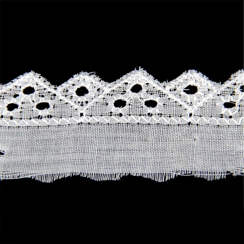 Wholesale White TC Swiss Lace for Cloth Decoration