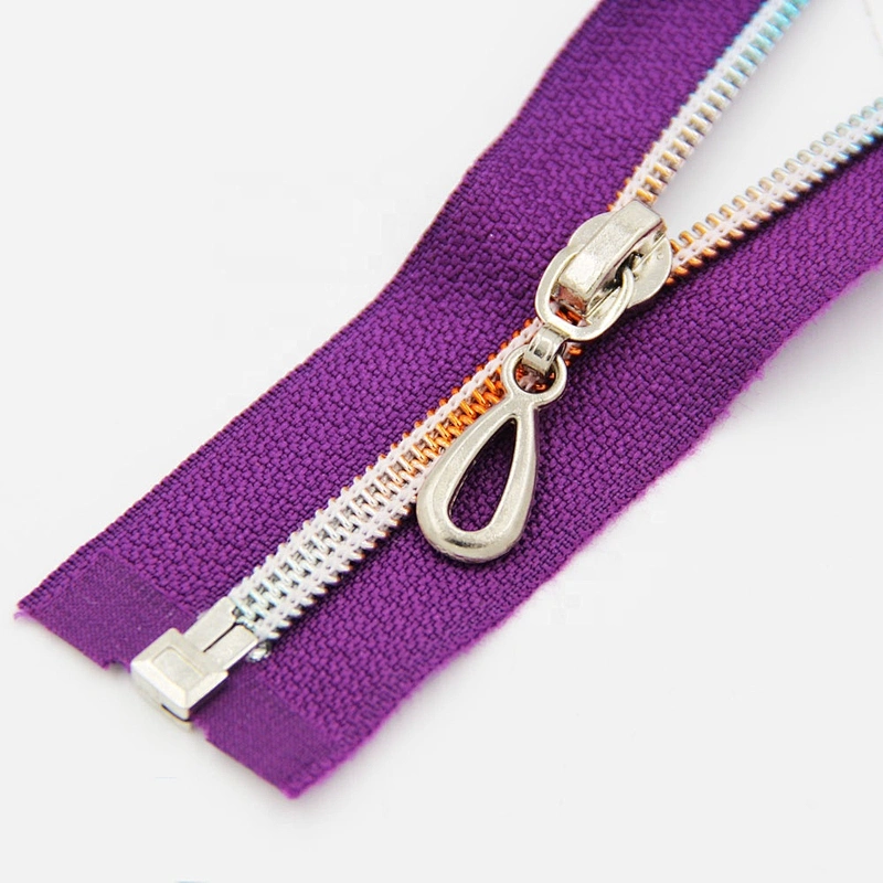 5# wholesale Fashion Designer Nylon Zipper color teeth For Bag