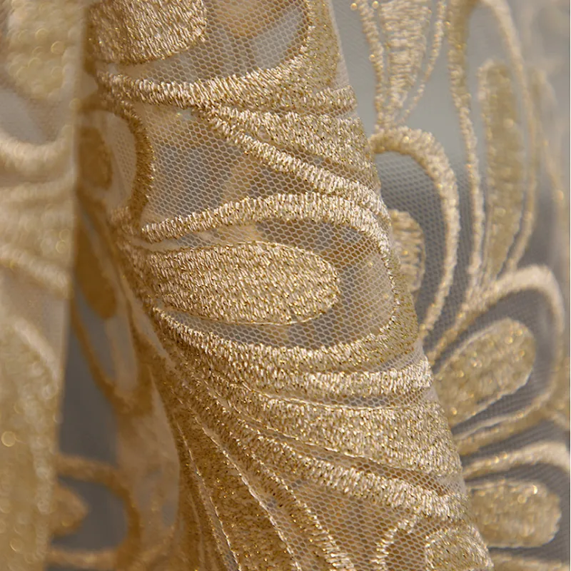 New year design african lace fabrics french net lace for party
