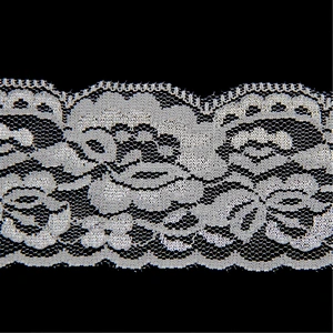 6cm Stretch Nylon Spandex Lycra Lace Trim for Cloth Decoration
