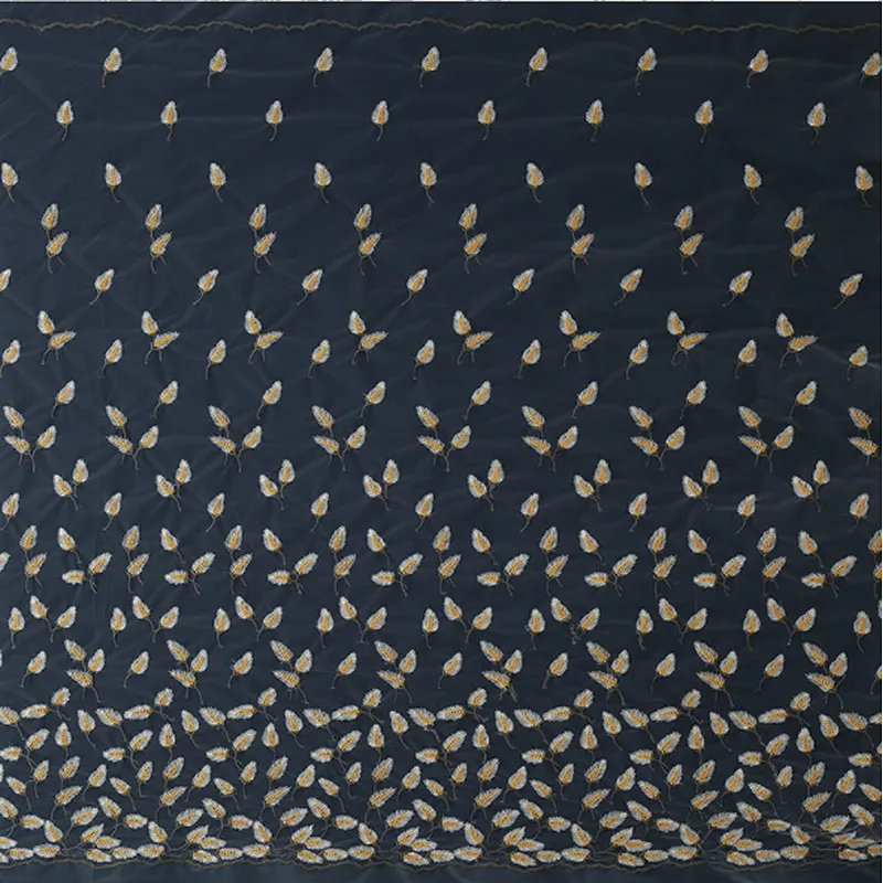 wholesale 2019 New design african mesh embroidery tulle lace fabric