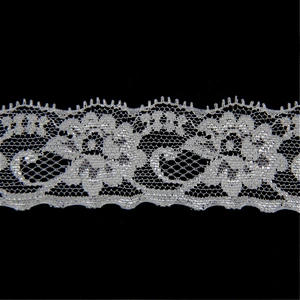 3.2CM Nylon Spandex Voile Lace Fabric