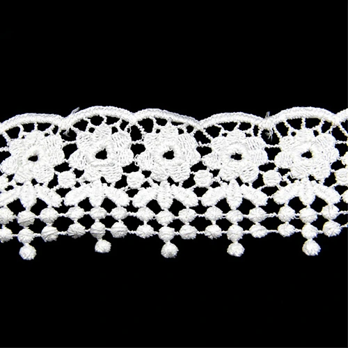 5cm Polished Style 100% Cotton Cord Lace