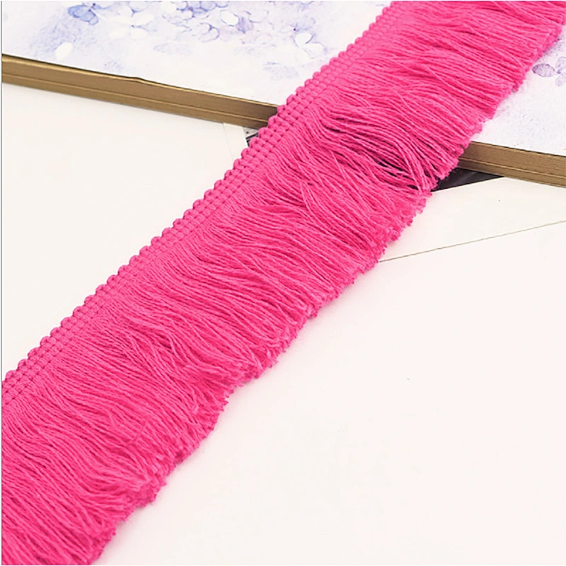 5cm Embroidery Guipure Tassel Cotton Fringe Lace