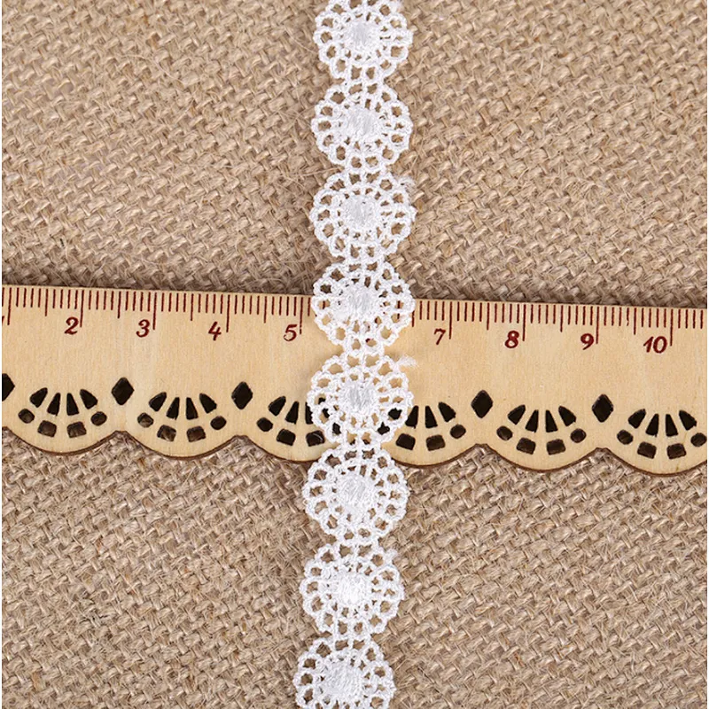 african french 1.5cm  embroidery polyester lace trim