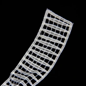 42cm Spring New Style Assorted Pattern Milk Yarn porous Collar Lace