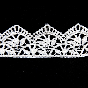 3CM High Quality Water Soluble  Embroidery Chemical Polyester Lace for Dress