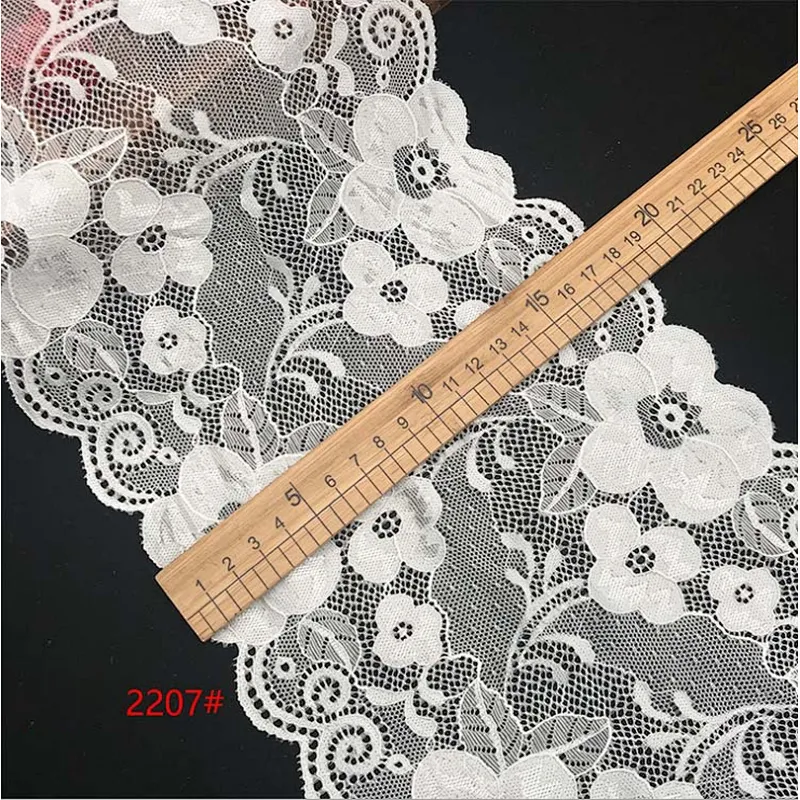 Fashion hot different size 100%  nylon french eyelash lace trim