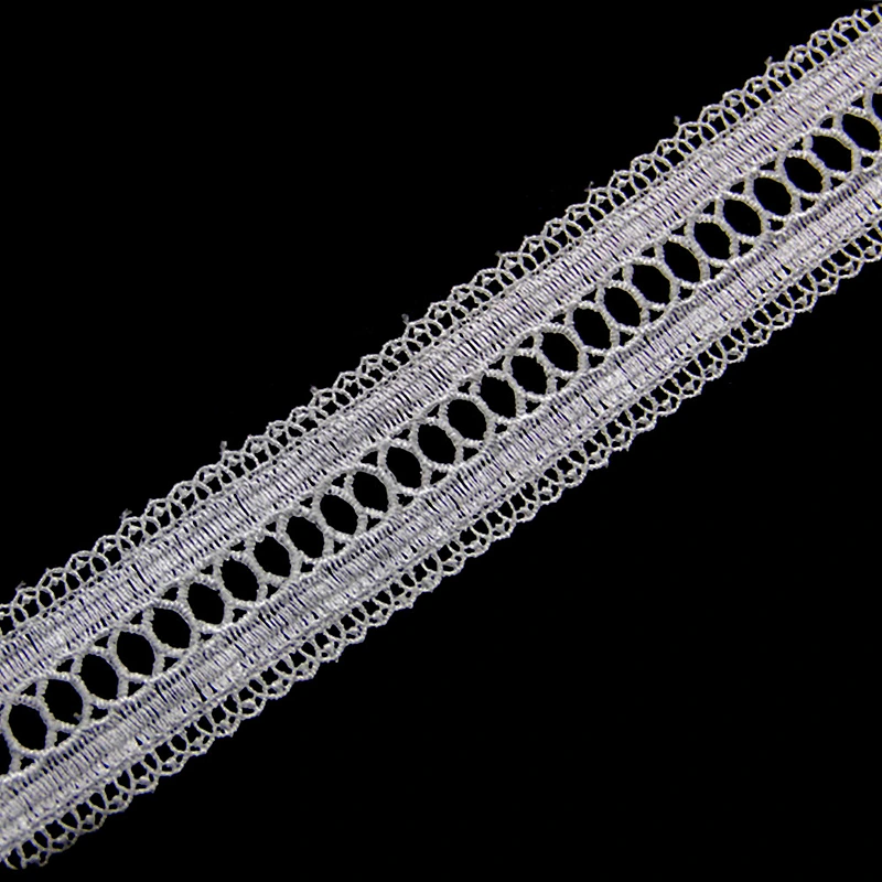 6.7CM  Water Soluble Embroidery Polyester Lace Trim