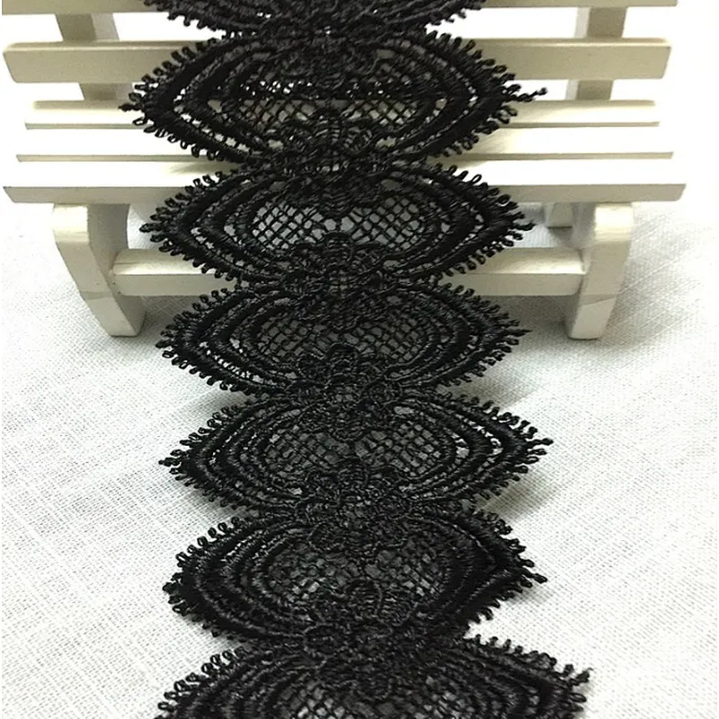 hot selling french polyester lace trim for lace dress