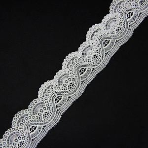 8cm Chemical Gentle Petal shaped Ornament Milk Yarn Lace