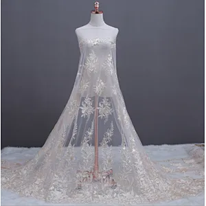 2019 Swiss African Mesh Embroidery French Guipure Lace Fabric