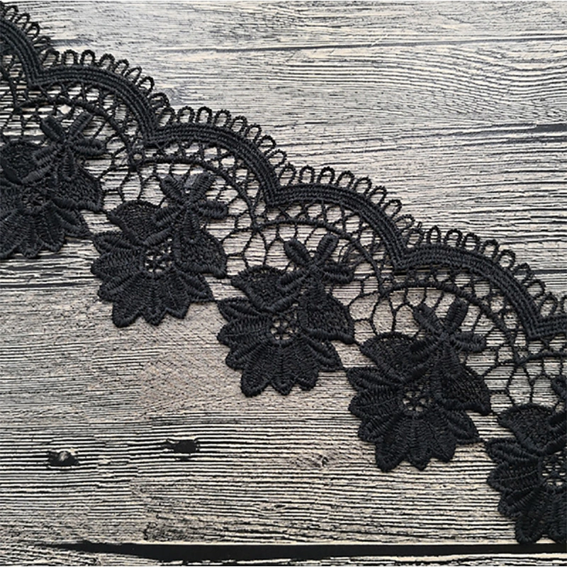5cm Chemical Embroidery Water Soluble Polyester Lace for Cloth