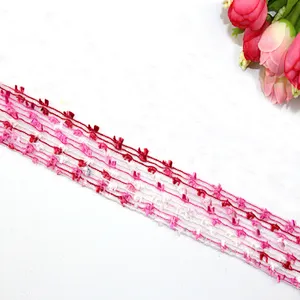 2.5cm net lace fabric for wedding dress