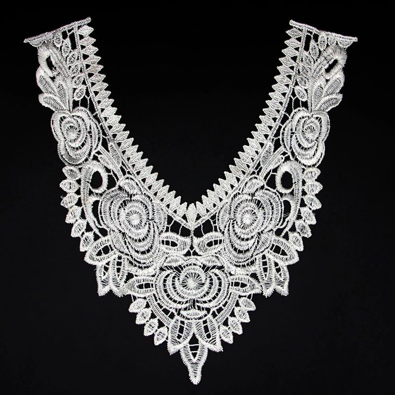 14.5cm Artistic Flower Pattern Polyester Collar Lace