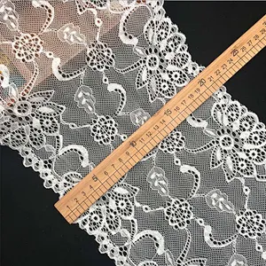 New fashion hot sale different styles black&white french eyelash floral lemo lace